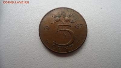 НИДЕРЛАНДЫ 5 ЦЕНТОВ 1967 ДО 15.12 22:00 МСК - DSC03567.JPG