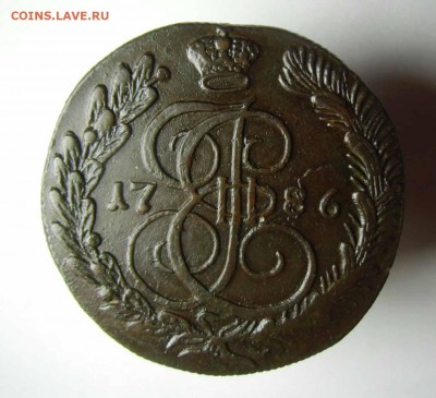 5 копеек 1786 г К.М - 1786-а