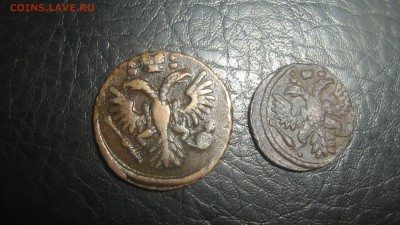 Деньга 1733г  Полушка1736г Неплохие до 13.12.16 - деньга полушка (2).JPG