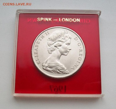 Крона (шайба) !!! Гибралтар 1 крона 1967 Замок в коробке - 100_6432