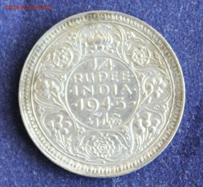 4 рупии 1943г. ГЕОРГ-VI до 10.12 в 22 - IMG_3929.JPG
