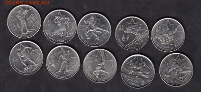 Канада  олимпиада в Ванкувере10 монет - 113