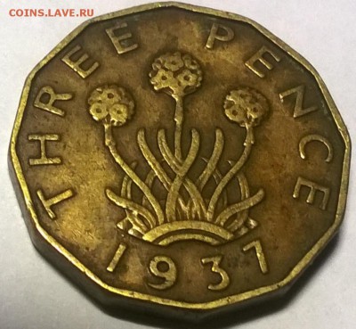 THREE PENCE 1937 Великобритания - WP_20161211_01_27_27_Pro