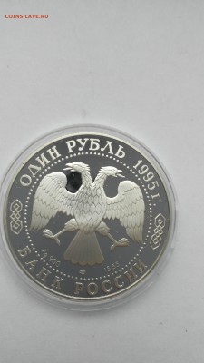 Россия 1 рубль 1995 г. Дальневосточный Аист - PHOTO_20161204_134143