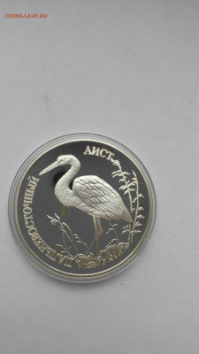 Россия 1 рубль 1995 г. Дальневосточный Аист - PHOTO_20161204_134125