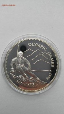 Монголия 500 тугриков 1998 Олимпиада ЛЫЖИ СПУСК   PROOF - PHOTO_20161204_134418