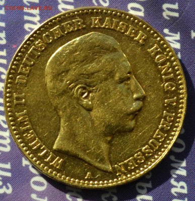 10 марок Пруссия 1898 год ЗОЛОТО до 3.12 в 22:17 - 10 марок р