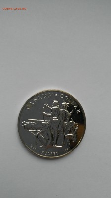 Канада 1 доллар Генри Келси 1690 - 1990 год UNC - PHOTO_20161209_162422