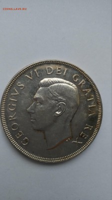 1 ДОЛЛАР 1949 КАНАДА ПАРУСНИК ГЕОРГ VI - PHOTO_20161209_162940