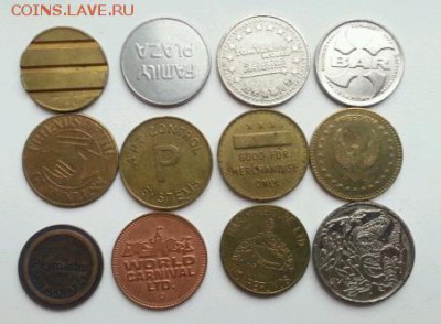 12 иностранных жетонов до 22-00 14.12.16 - 1476169734241
