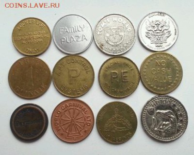 12 иностранных жетонов до 22-00 14.12.16 - 1476169668232