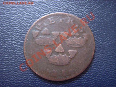 Швеция 1 оре 1719 Ульрика Элеонора  до 12.01 в 21.00 М - LPIC9964.JPG