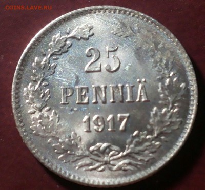 25 и 50 pennia 1917г. UNC Оценка. - 0-02-05-16c17ddd8613d18ea42aac23dad47aee5c1e6422ad996ef0b1da133f1c9eb96d_full