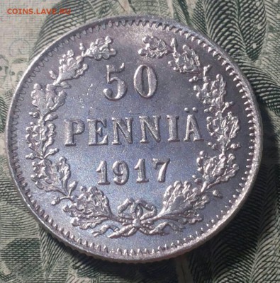 25 и 50 pennia 1917г. UNC Оценка. - 0-02-05-ac5778955ad9e19ca5efc1e7dc343e316d83d08a7d682061931188980ca3ddf5_full