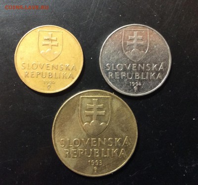 Словения 3 монеты - image