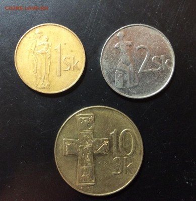 Словения 3 монеты - image