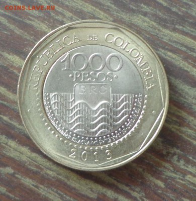 КОЛУМБИЯ - ЧЕРЕПАХА БИМ до 18.12, 22.00 - Колумбия 1000 п БИМ Черепаха_1