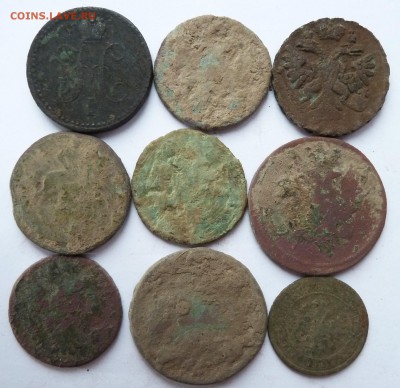 9 монет 1740-1898 на опыты до 15.12.16 (22.00 мск) - 9шт_ав