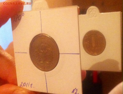 10 рублей 2011 поворот180* - image