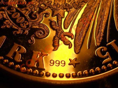 Клеймо и проба на новоделе 20 марок 1915 года - DSCN2393