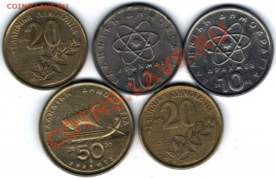 N41 Греция, подборка 5 шт. С Рубля! до 14.01 в 22°° - N41 Greece 5 pcs_1