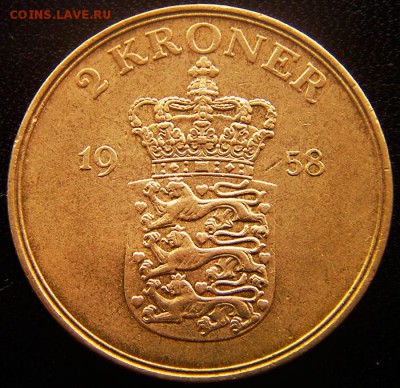 Дания_2 кроны 1958; до 13.12_22.06мск - 12888