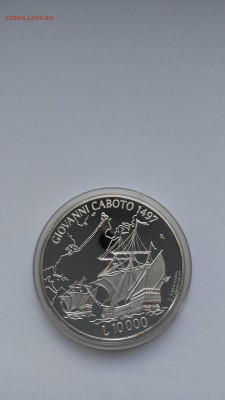Сан-Марино 10000 лир 1997 Джованни Кабото Proof - PHOTO_20161212_152327