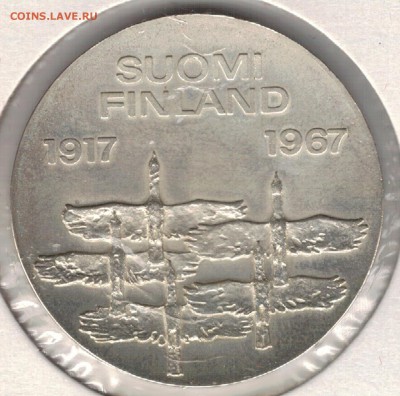 Ag Финляндия 10 марок 1967 Независимость 19.12 в 22ч (Г965) - 5-ф1967