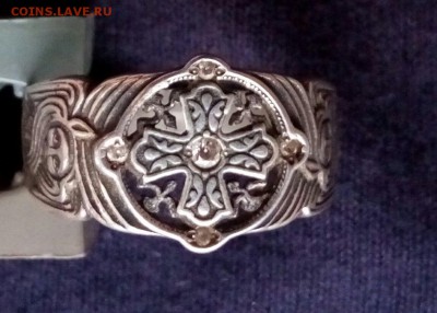 кольцо Спаси-сохрани,серебро,с рубля,до 15.12. - 1QpvVbeTGIk