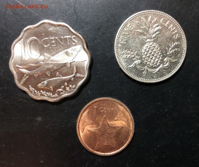 Багамы 3 монеты - image