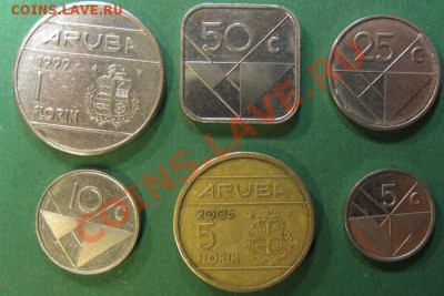 АРУБА 6 монет до 21-00,12-01-11 - Аруба