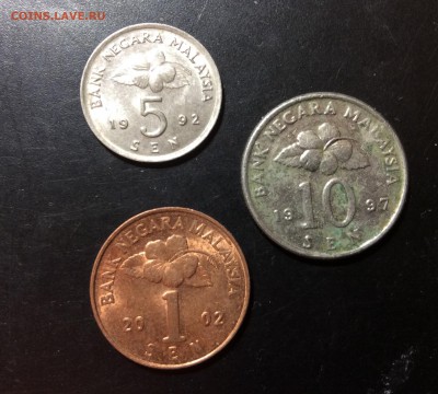 Малайзия 3 монеты - image
