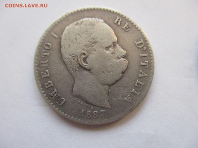 Италия. 1 лира 1887 г. с 1 рубля - IMG_0390.JPG
