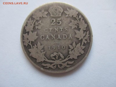 Канада. 25 центов 1910 г. с 1 рубля - IMG_0408.JPG