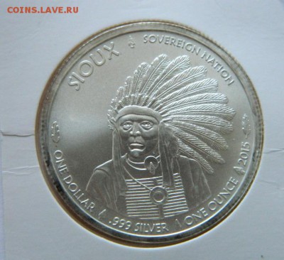 1$ Америка Индеец 1 унция серебра 999,17.12.16,22-00 по моск - DSCN6049