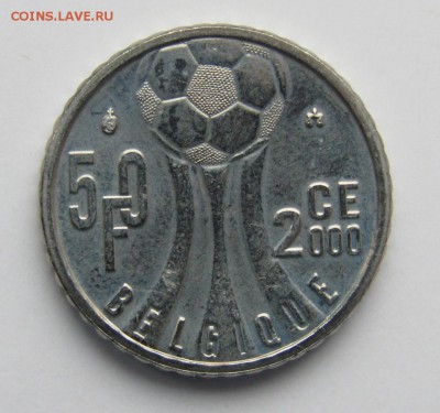 Бельгия 50 франков 2000 г.футбол до 20.12.2016 в 22.00 - Изображение 001