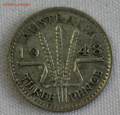 С 1 руб. АВСТРАЛИЯ 3 пенса 1948г. ГЕОРГ-VI до 20.12 в 22-00 - IMG_4072.JPG