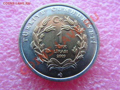 -БМ-Турция- 1 лира 2009 - слоник - 13 января 22-00 - 1 лира - слон (1).JPG