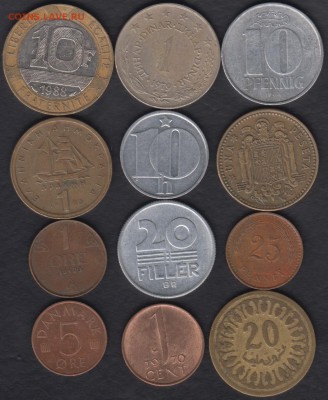 12 иностранных монет Лот 5 до 16.12.2016 21-00 - ! лот 07 а