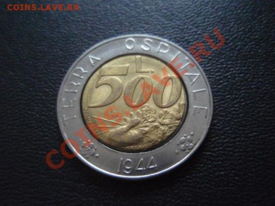 Сан Марино 500 лир 1991 Терра Биметал  до 14.01 в 21.00 М - P1020926.JPG