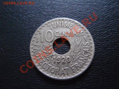 Тунис Французский 10 сантимов 1920  до 14.01 в 21.00 М - P1020963.JPG