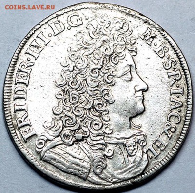 Германия. Бранденбург_серебряный гульден 1690; 15.12_22.35мс - 10229