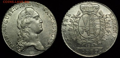 Германия, Саксония 1 талер 1787г. --20-12-16 в 22-00-- - Саксония_1 таллер 1787_1_1