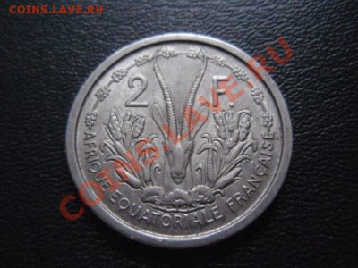 Фр. Экваториальная Африка 2 франка 1948  до 14.01 в 21.00 М - P1020967.JPG