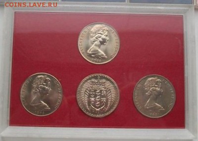 Набор Крон Новой Зеландия 1971 1972 1973 1974 пластик 4 шт. - 100_6454