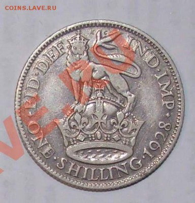 Великобритания 6 пенсов 1917 ишиллинг 1928 - шиллинг.JPG