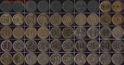 Обмен иностранными монетами - Югославия