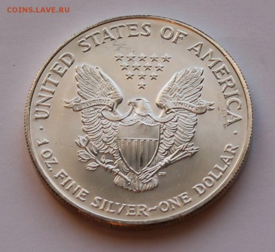 США. 1 доллар ШАГАЮЩАЯ СВОБОДА 2005. СЕРЕБРО, 31,1 - унция. - 8