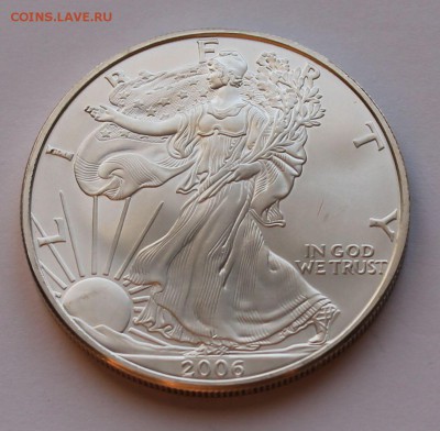 США. 1 доллар ШАГАЮЩАЯ СВОБОДА 2006. СЕРЕБРО, 31,1 - унция. - 4