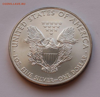 США. 1 доллар ШАГАЮЩАЯ СВОБОДА 2008. СЕРЕБРО, 31,1 - унция. - 8